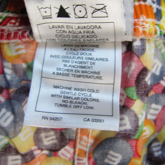 New. Men's M&M's Boxer Lightweight Poplin Lentil Print Multicolor Size XL - Picture 8 of 12